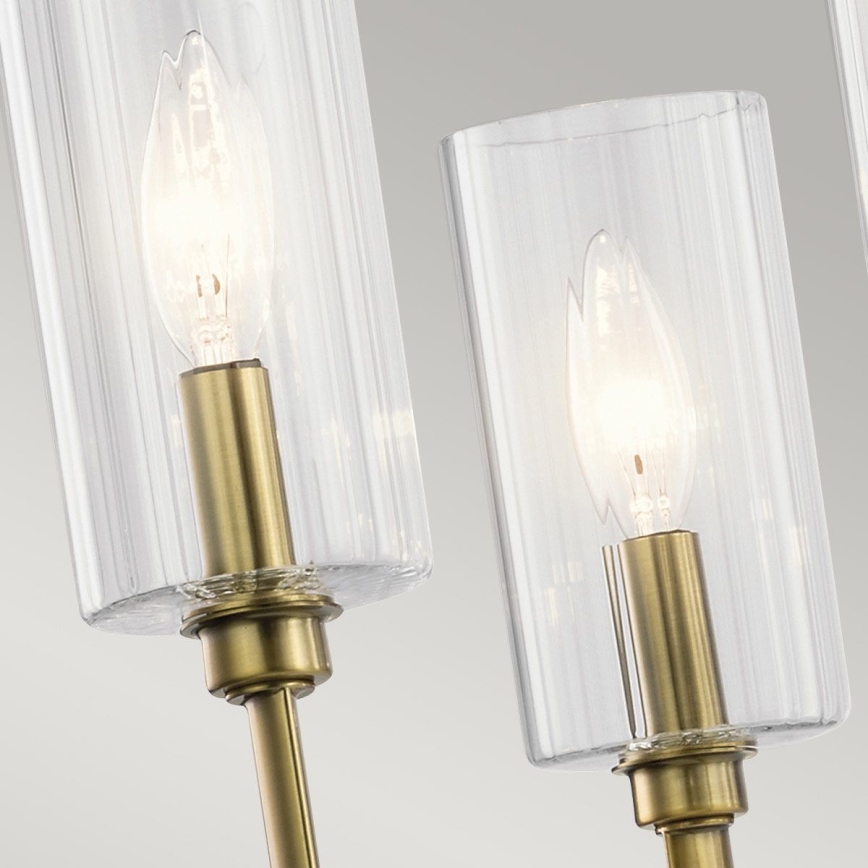 Quintiesse - Liustra su stiebu KIMROSE 6xE14/40W/230V, skersmuo 68,6 cm, auksinė