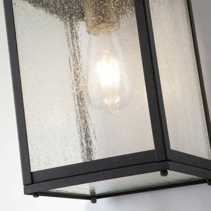 Quintiesse - Lauko sieninis šviestuvas LAHDEN M 1xE27/60W/230V IP44 juodas/auksinis