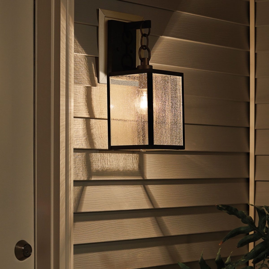 Quintiesse - Lauko sieninis šviestuvas LAHDEN M 1xE27/60W/230V IP44 juodas/auksinis