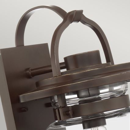 Quintiesse - Lauko sieninė lempa LASALLE M 1xE27/60W/230V IP44 bronzinė