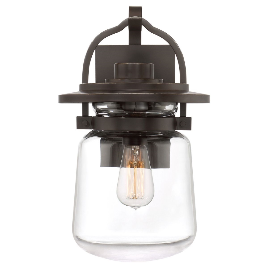 Quintiesse - Lauko sieninė lempa LASALLE M 1xE27/60W/230V IP44 bronzinė