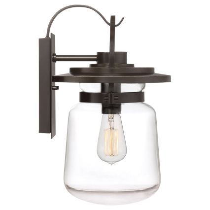 Quintiesse - Lauko sieninė lempa LASALLE M 1xE27/60W/230V IP44 bronzinė