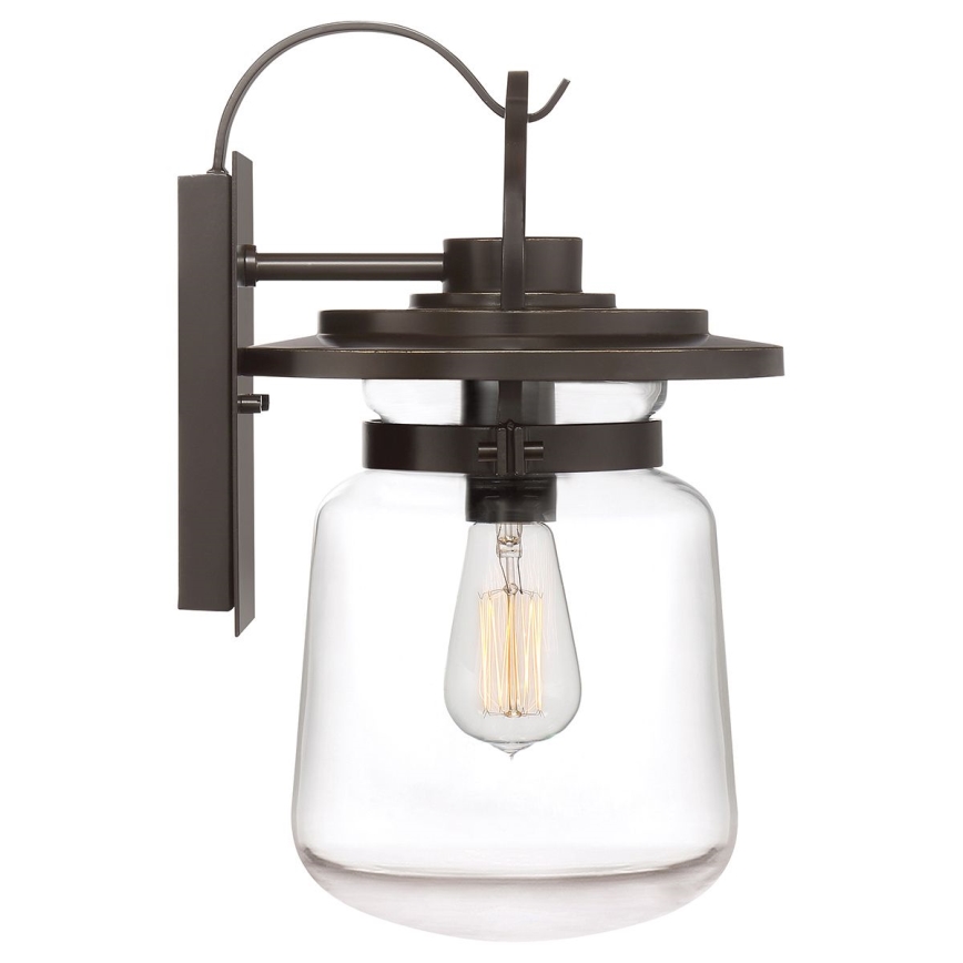 Quintiesse - Lauko sieninė lempa LASALLE M 1xE27/60W/230V IP44 bronzinė