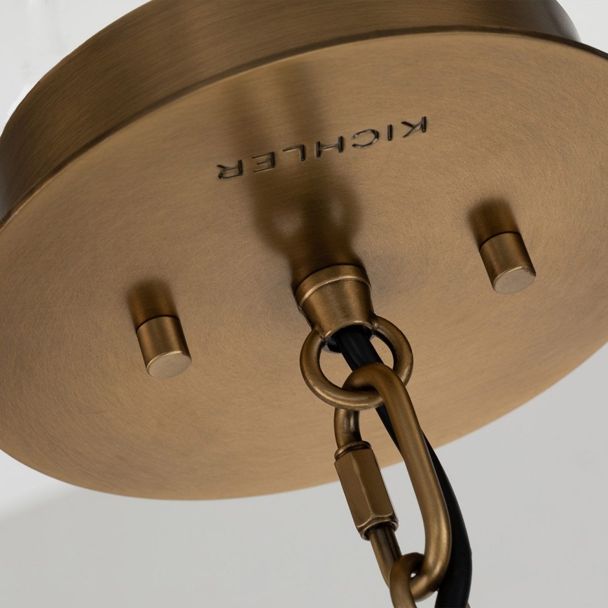 Quintiesse - Pakabinamas šviestuvas su strypu LINARA 1xE27/60W/230V Ø 15,2 cm juodas/auksinis