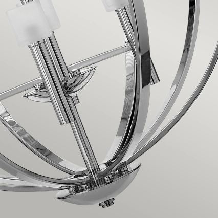 Quintiesse - MONDO pakabinama LED liustra ant laido 8xG9/3W/230V, skersmuo 71,3 cm, blizgus chromas