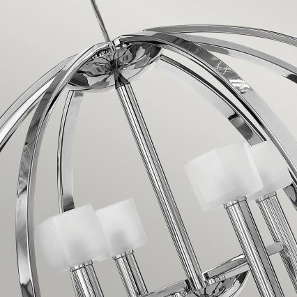 Quintiesse - MONDO pakabinama LED liustra ant laido 8xG9/3W/230V, skersmuo 71,3 cm, blizgus chromas
