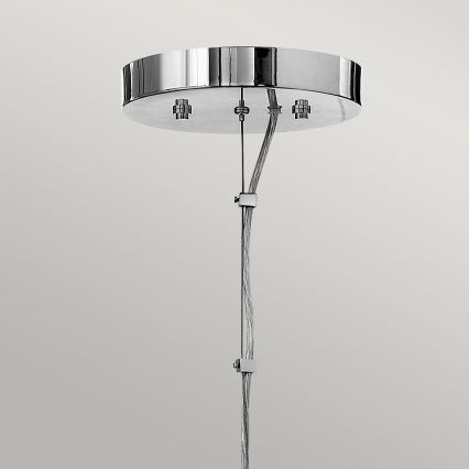 Quintiesse - MONDO pakabinama LED liustra ant laido 8xG9/3W/230V, skersmuo 71,3 cm, blizgus chromas