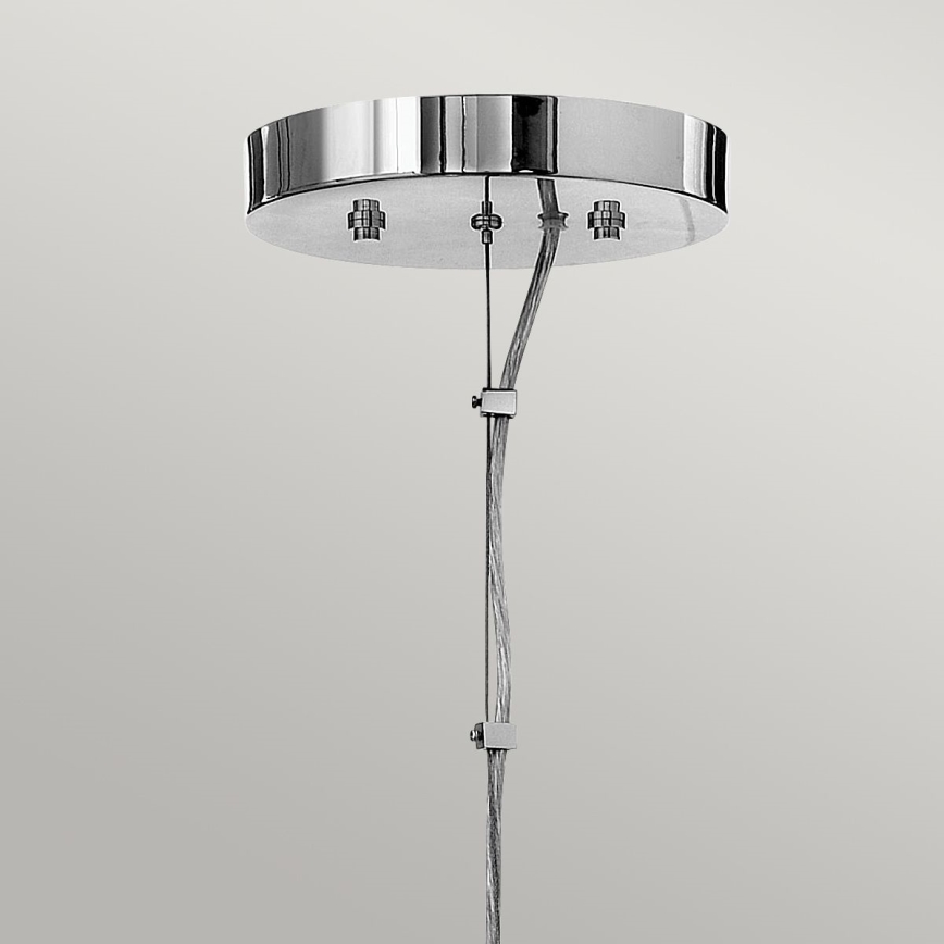 Quintiesse - MONDO pakabinama LED liustra ant laido 8xG9/3W/230V, skersmuo 71,3 cm, blizgus chromas