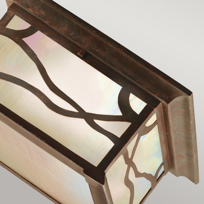 Quintiesse - Lauko lubinis šviestuvas MORRIS 2xE27/60W/230V IP44 bronzinis