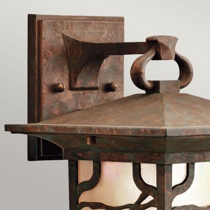 Quintiesse - Lauko sieninis šviestuvas MORRIS M 1xE27/60W/230V IP44 bronzinis