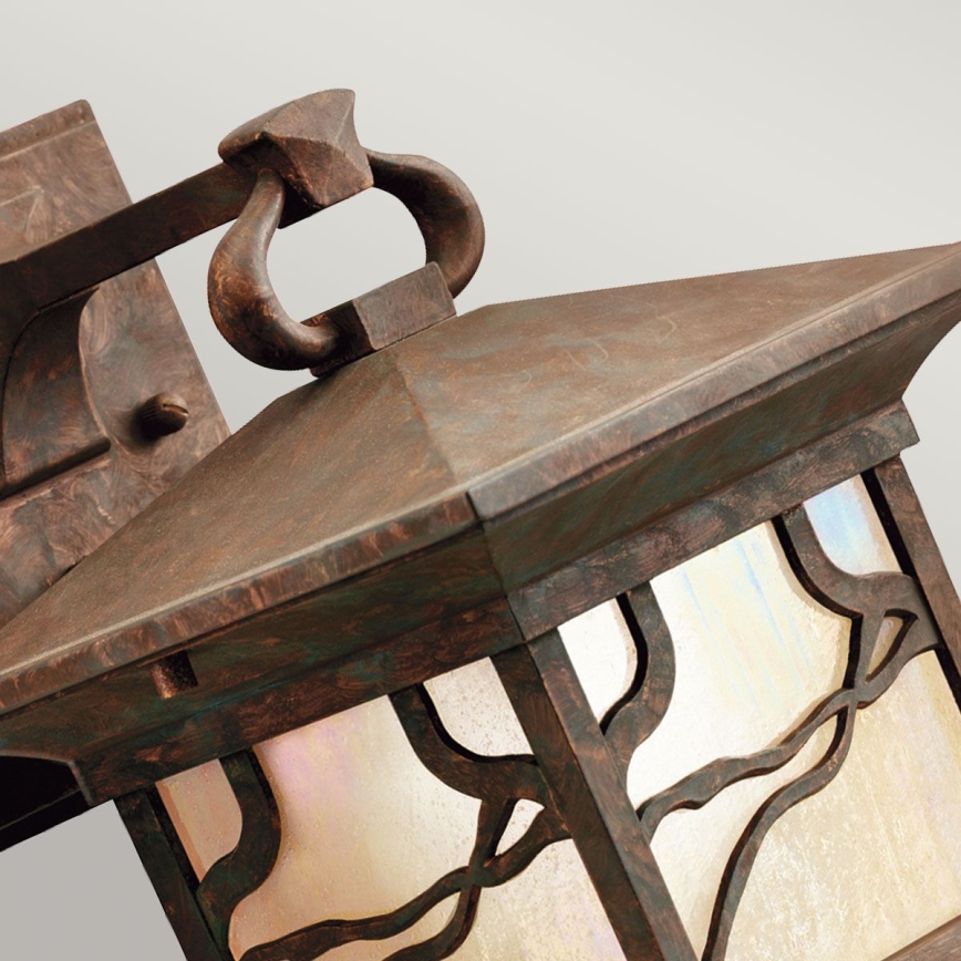 Quintiesse - Lauko sieninis šviestuvas MORRIS M 1xE27/60W/230V IP44 bronzinis