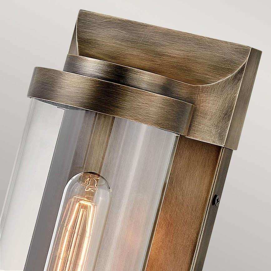 Quintiesse - Lauko sieninis šviestuvas PEARSON M 1xE27/60W/230V IP44 bronzinis