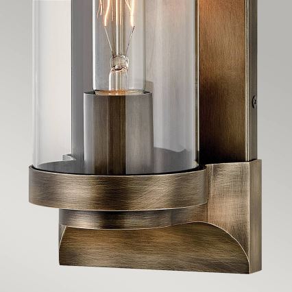 Quintiesse - Lauko sieninis šviestuvas PEARSON M 1xE27/60W/230V IP44 bronzinis