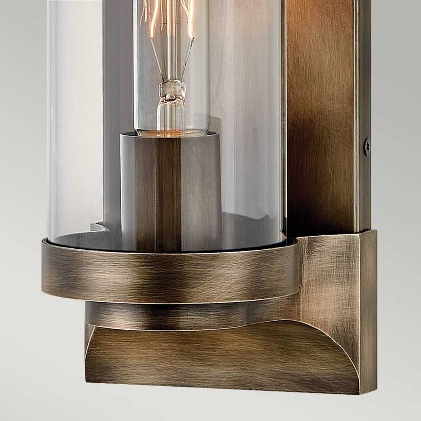 Quintiesse - Lauko sieninis šviestuvas PEARSON M 1xE27/60W/230V IP44 bronzinis