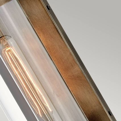 Quintiesse - Lauko sieninis šviestuvas PEARSON M 1xE27/60W/230V IP44 bronzinis