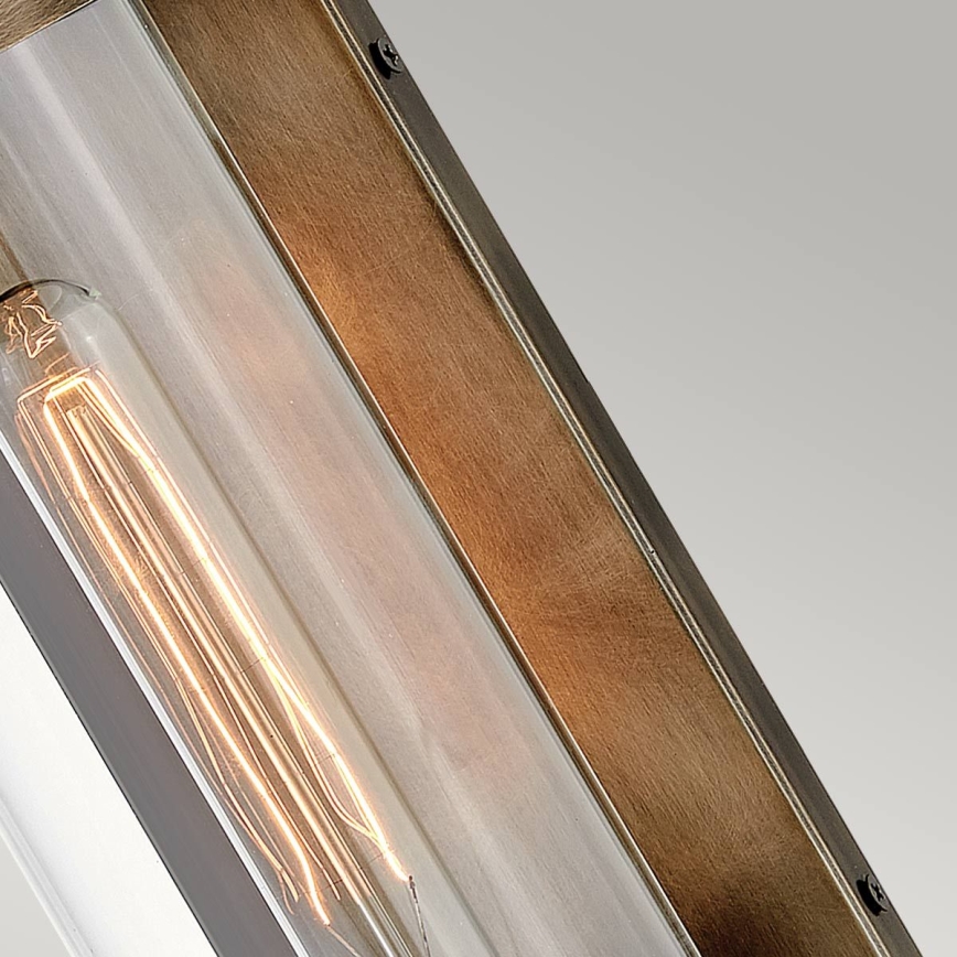 Quintiesse - Lauko sieninis šviestuvas PEARSON M 1xE27/60W/230V IP44 bronzinis