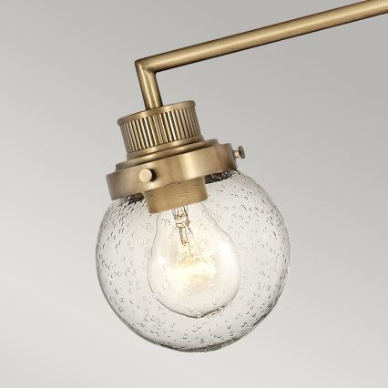 Quintiesse - Vonios sieninis šviestuvas POPPY 3xE27/60W/230V IP44 auksinis