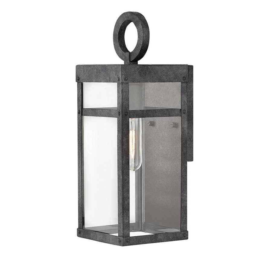 Quintiesse - Lauko sieninis šviestuvas PORTER S 1xE27/60W/230V IP44 juodas