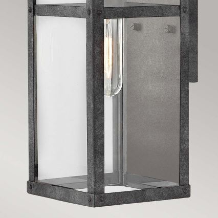 Quintiesse - Lauko sieninis šviestuvas PORTER S 1xE27/60W/230V IP44 juodas