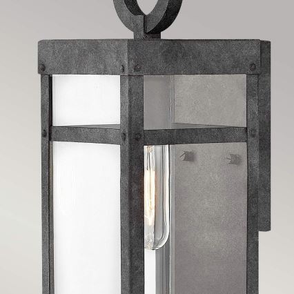 Quintiesse - Lauko sieninis šviestuvas PORTER S 1xE27/60W/230V IP44 juodas