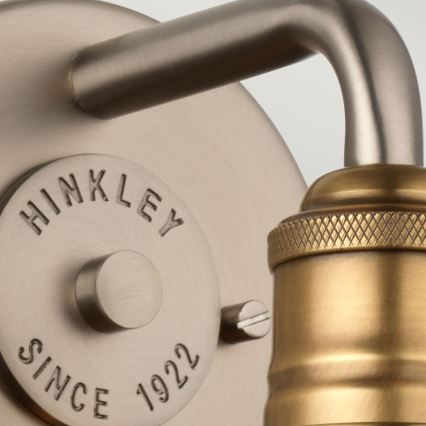 Quintiesse - Sieninis vonios šviestuvas RIGBY 1xE27/40W/230V IP44 bronzinis