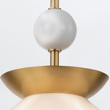 Quintiesse - Lubinis šviestuvas ant strypo SAUCER M 1xE27/40W/230V Ø 36,6 cm auksinis