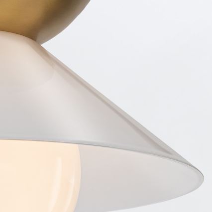 Quintiesse - Lubinis šviestuvas SAUCER 1xE27/40W/230V Ø 36,6 cm auksinis