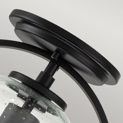 Quintiesse - Lubinis šviestuvas SOMERSET 1xE27/60W/230V skersmuo 28,2 cm juodas