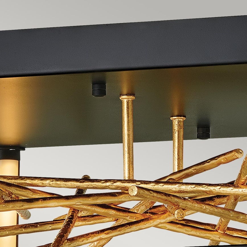 Quintiesse - LED lubinis šviestuvas STYX LED/8W/230V juoda/auksinė