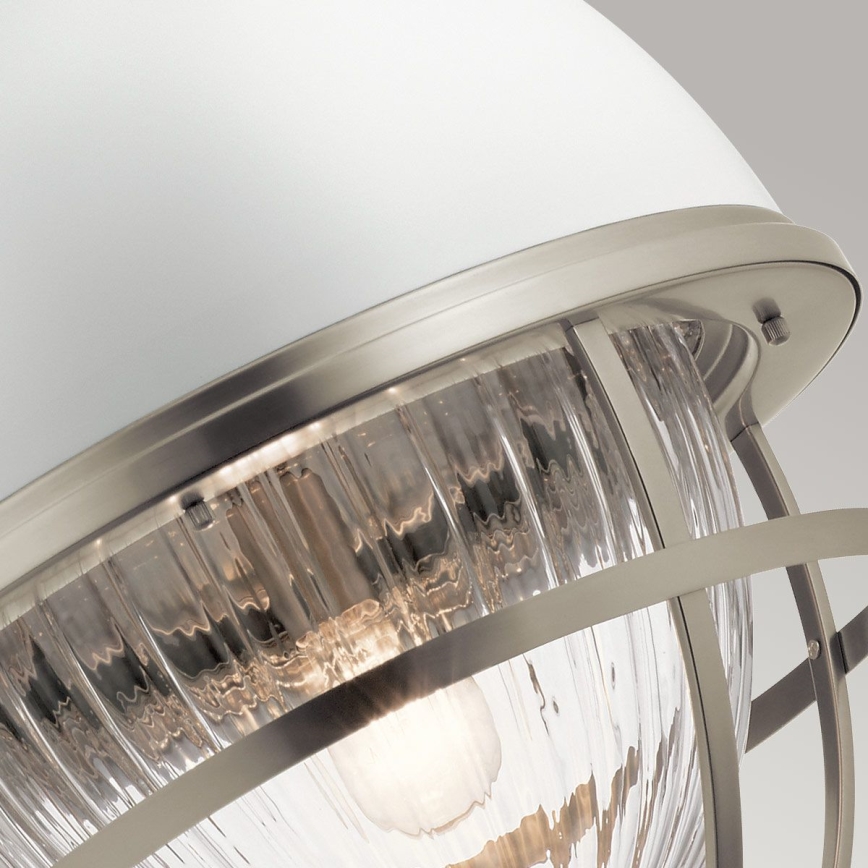 Quintiesse - Pakabinamas šviestuvas su stiebu TOLLIS 1xE27/40W/230V, skersmuo 40,8 cm, matinė chromo apdaila