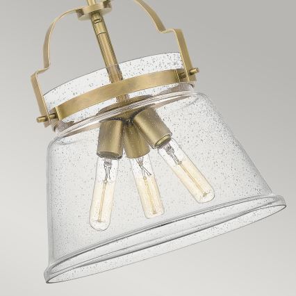 Quintiesse - Šviestuvas ant stiebo WIMBERLEY 3xE27/60W/230V, skersmuo 35,6 cm, auksinis