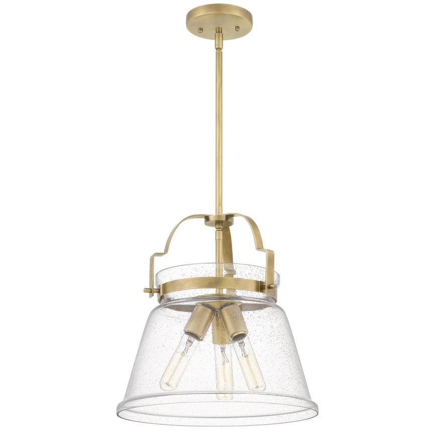 Quintiesse - Šviestuvas ant stiebo WIMBERLEY 3xE27/60W/230V, skersmuo 35,6 cm, auksinis