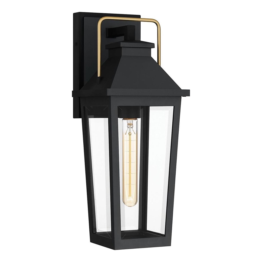 Quoizel - Lauko sieninis šviestuvas BUCKLEY 1xE27/40W/230V IP44 juoda