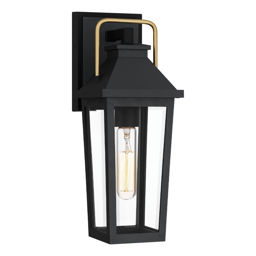 Quoizel - Lauko sieninis šviestuvas BUCKLEY 1xE27/40W/230V IP44 juoda
