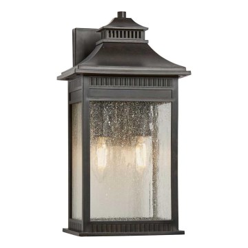 Quoizel - Lauko sieninis šviestuvas LIVINGSTON 2xE14/40W/230V IP44