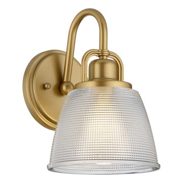 Quoizel - LED Sieninis vonios šviestuvas DUBLIN 1xG9/3W/230V IP44 auksas