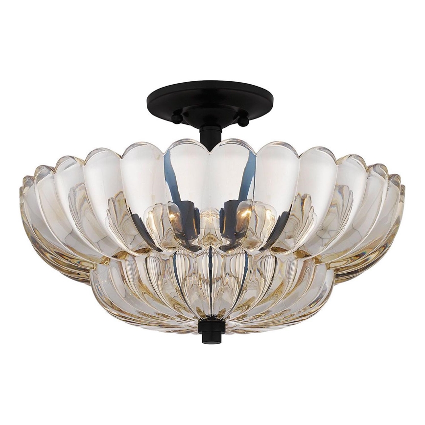 Quoizel - Lubinis šviestuvas WHITECAP 4xE14/40W/230V diametras 39,5 cm