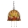 Quoizel - Pakabinamas sietynas ant grandinės Tiffany ROSECLIFFE 3xE27/100W/230V