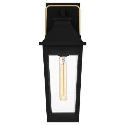 Quoizel - Lauko sieninis šviestuvas BUCKLEY 1xE27/40W/230V IP44 juoda