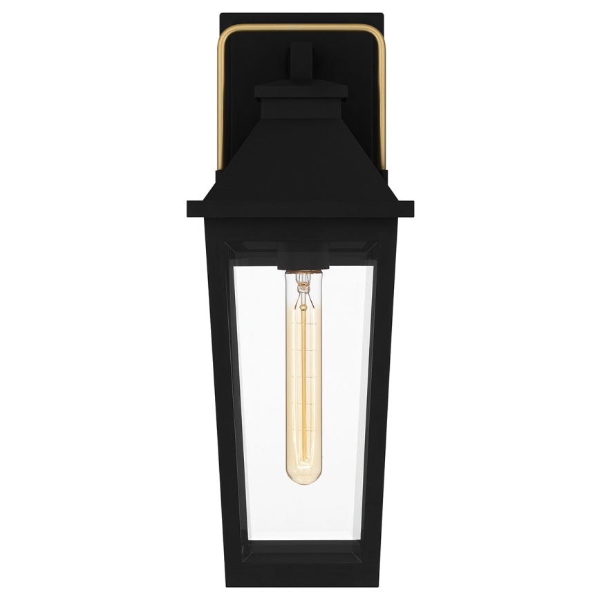 Quoizel - Lauko sieninis šviestuvas BUCKLEY 1xE27/40W/230V IP44 juoda