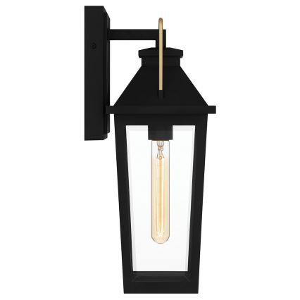 Quoizel - Lauko sieninis šviestuvas BUCKLEY 1xE27/40W/230V IP44 juoda