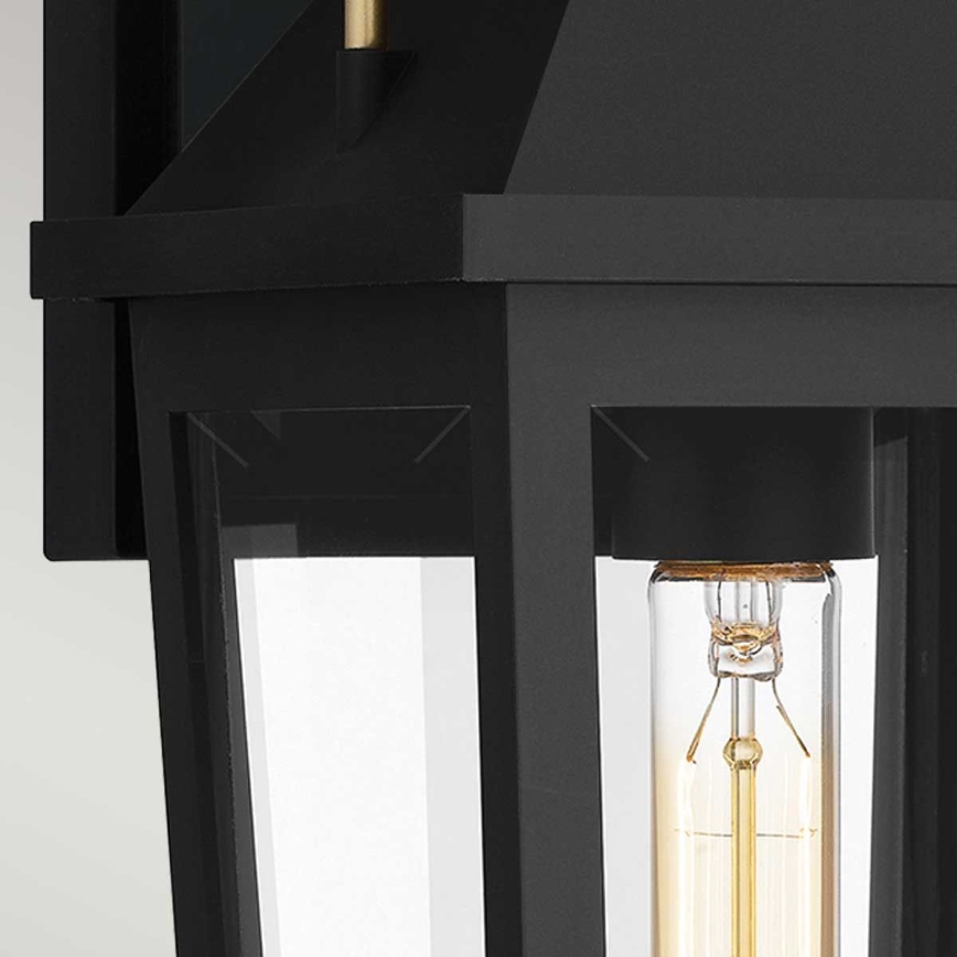 Quoizel - Lauko sieninis šviestuvas BUCKLEY 1xE27/40W/230V IP44 juoda