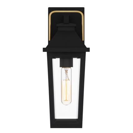 Quoizel - Lauko sieninis šviestuvas BUCKLEY 1xE27/40W/230V IP44 juoda