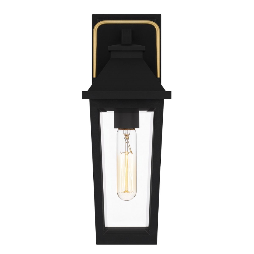 Quoizel - Lauko sieninis šviestuvas BUCKLEY 1xE27/40W/230V IP44 juoda