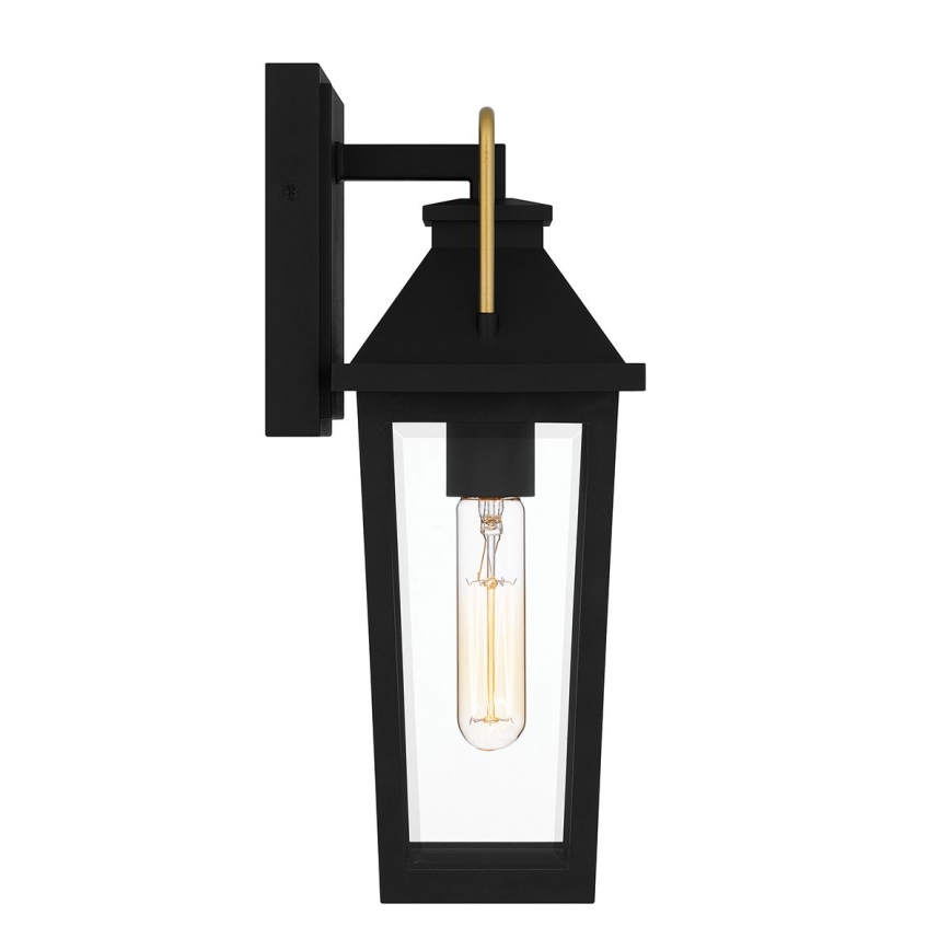 Quoizel - Lauko sieninis šviestuvas BUCKLEY 1xE27/40W/230V IP44 juoda