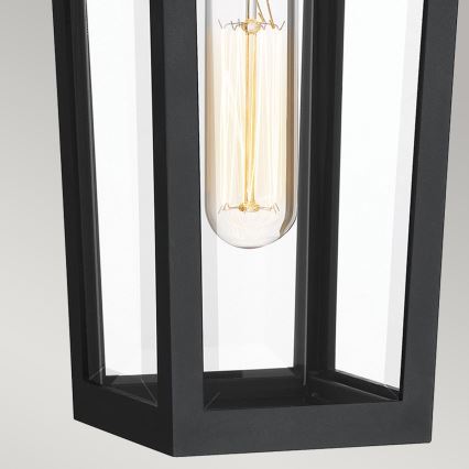 Quoizel - Lauko sieninis šviestuvas BUCKLEY 1xE27/40W/230V IP44 juoda