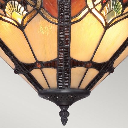 Quoizel - Lubinis šviestuvas Tiffany CAMBRIDGE 2xE27/100W/230V