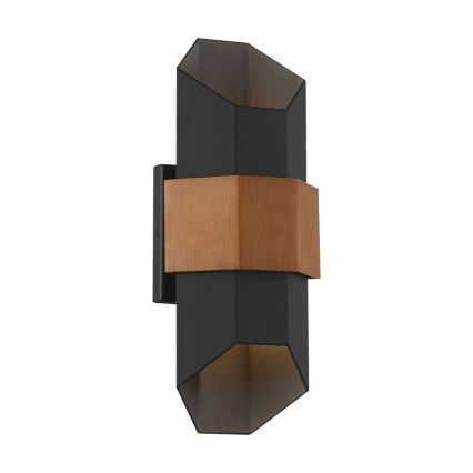 Quoizel - LED sieninis lauko šviestuvas CHASM 2xLED/5,5W/230V IP44