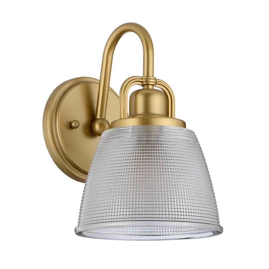 Quoizel - LED Sieninis vonios šviestuvas DUBLIN 1xG9/3W/230V IP44 auksas