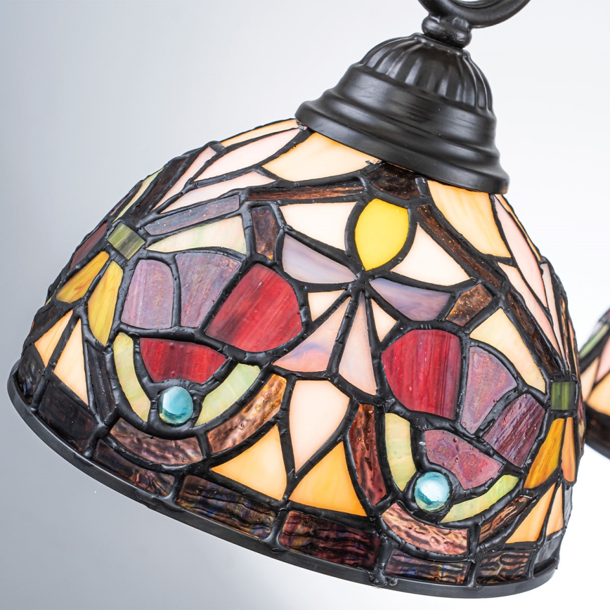 Quoizel - Pakabinama liustra su grandine Tiffany LARISSA 3xE27/60W/230V skersmuo 63,6 cm